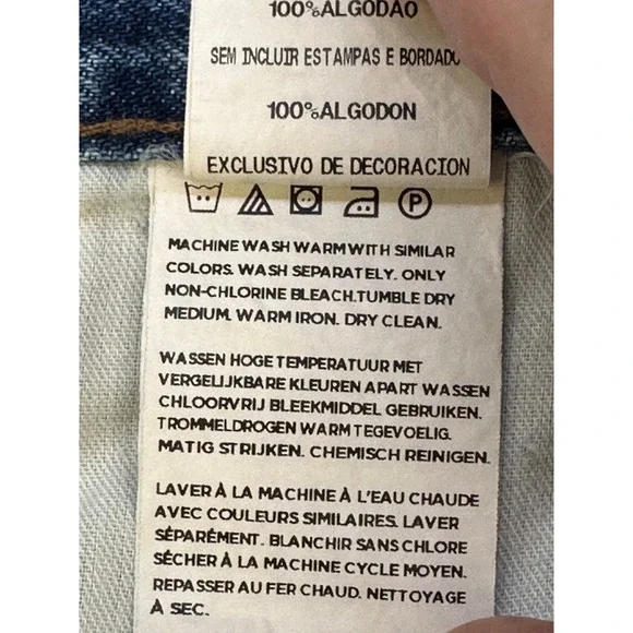 Harley-Davidson Mens Traditional Fit Straight Leg Blue Denim Jeans 34x34 - Picture 11 of 11